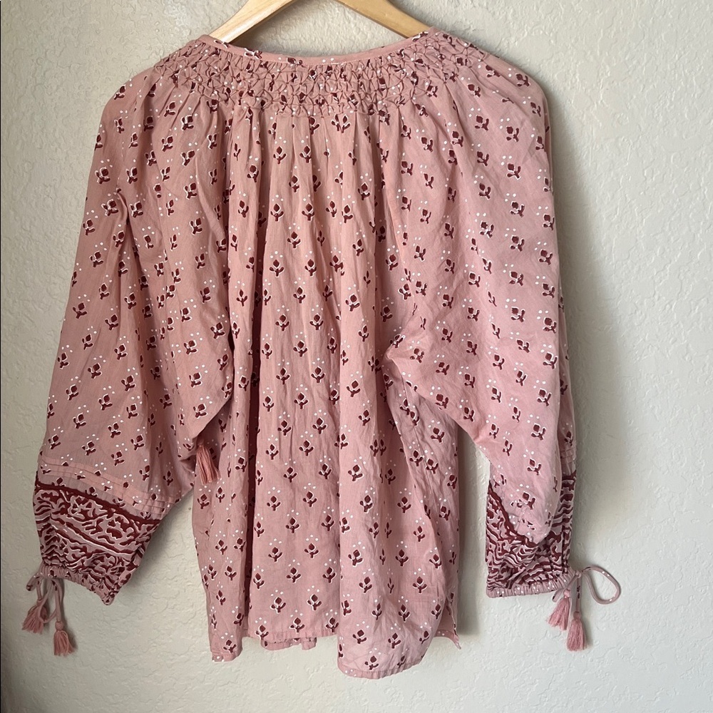 Cleobella mauve rue peasant blouse - Picture 8 of 9